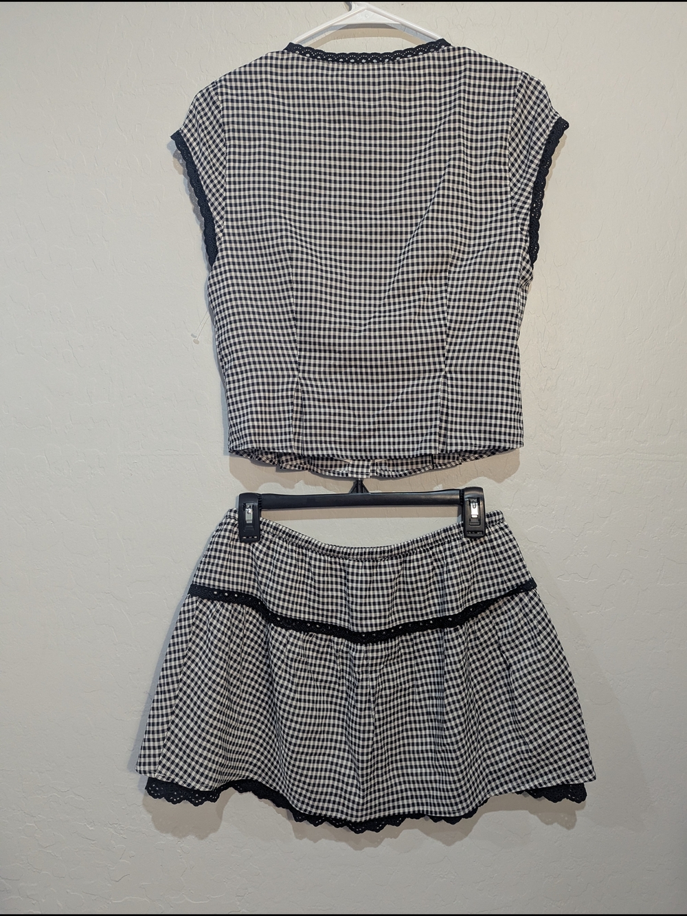 Reformation Valetta Two Piece In Remy Check - Size 6 - Picture 12 of 12